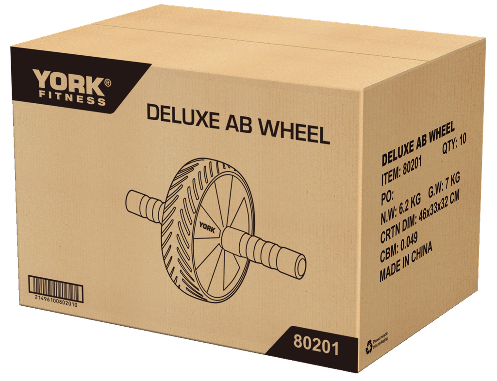 80201 York Deluxed Ab Wheel