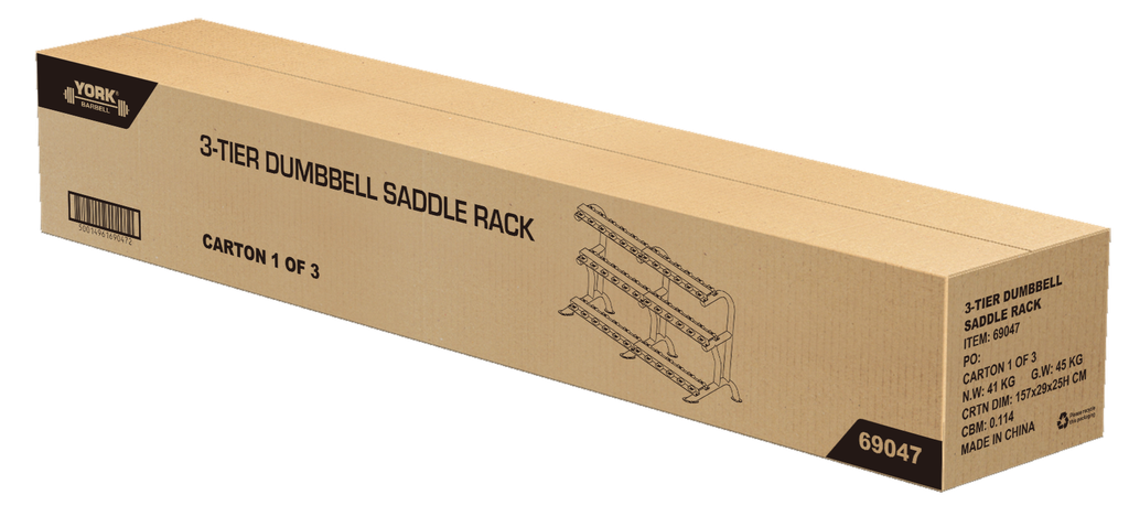 69047 3-Tier Dumbbell Rack
