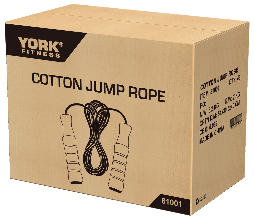 81001 YORK Cotton Jump Rope