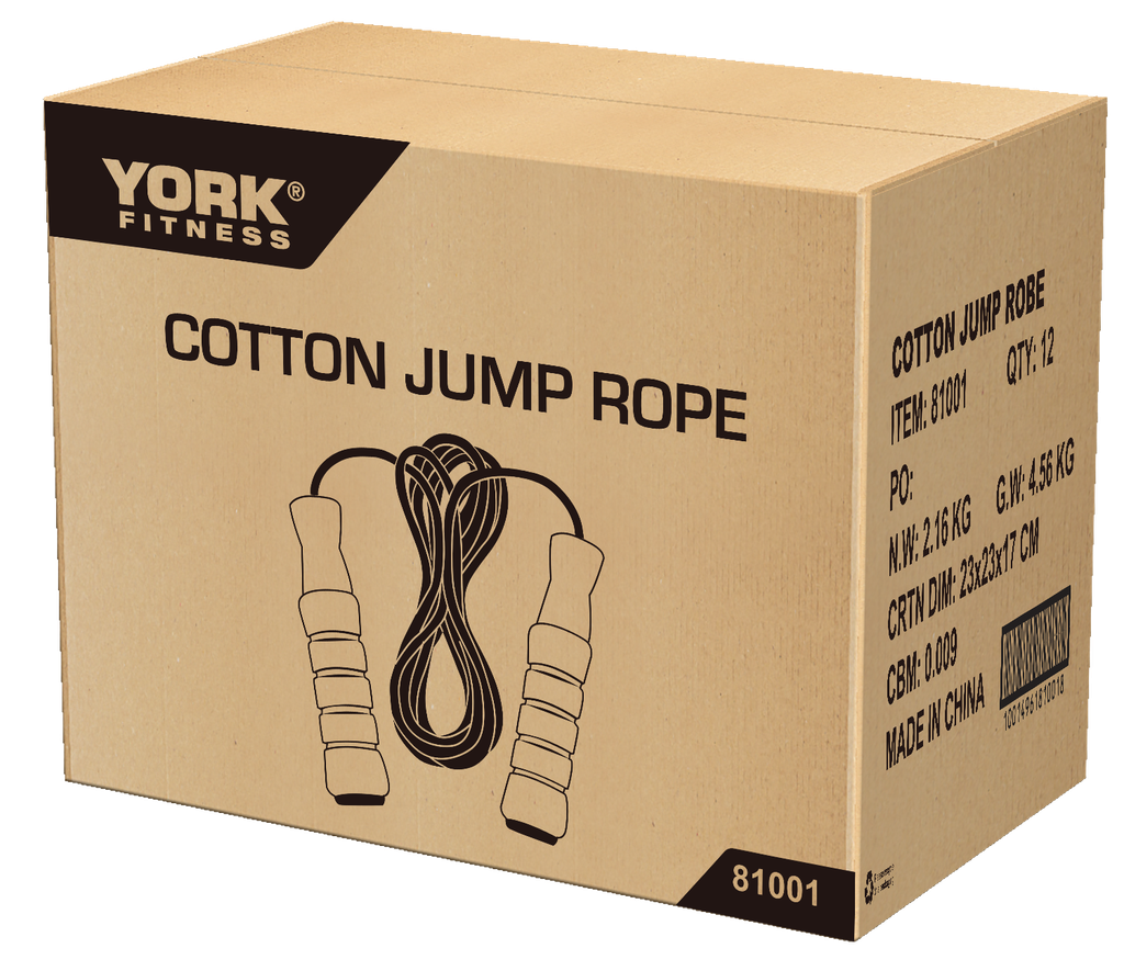 81001 YORK Cotton Jump Rope