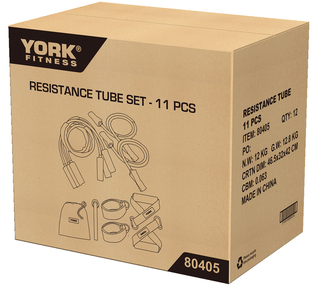 80405 York Resistance Tube Set 11pcs