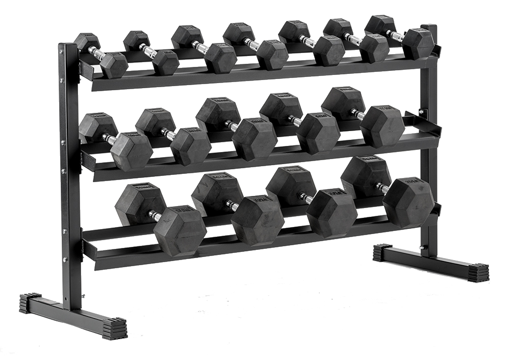 69127 YORK Three Tier Dumbbell Stand