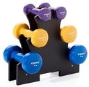 1679 12KG Vinyl Dipped Dumbbell Set